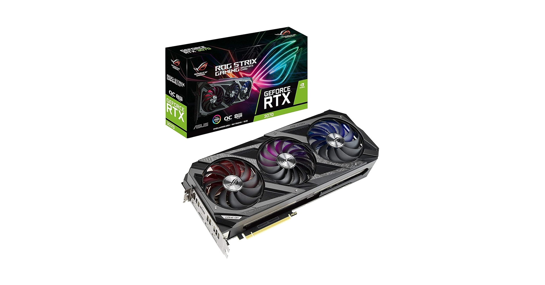 Amazon.com: ASUS ROG STRIX NVIDIA GeForce RTX 3070 Gaming Graphics